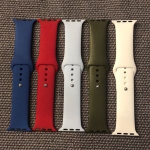 Lot of 5 Apple Watch Bands M/L 38Mm